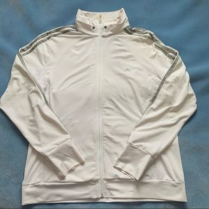 Adidas Women's Vintage Track Jacket size XL color off white